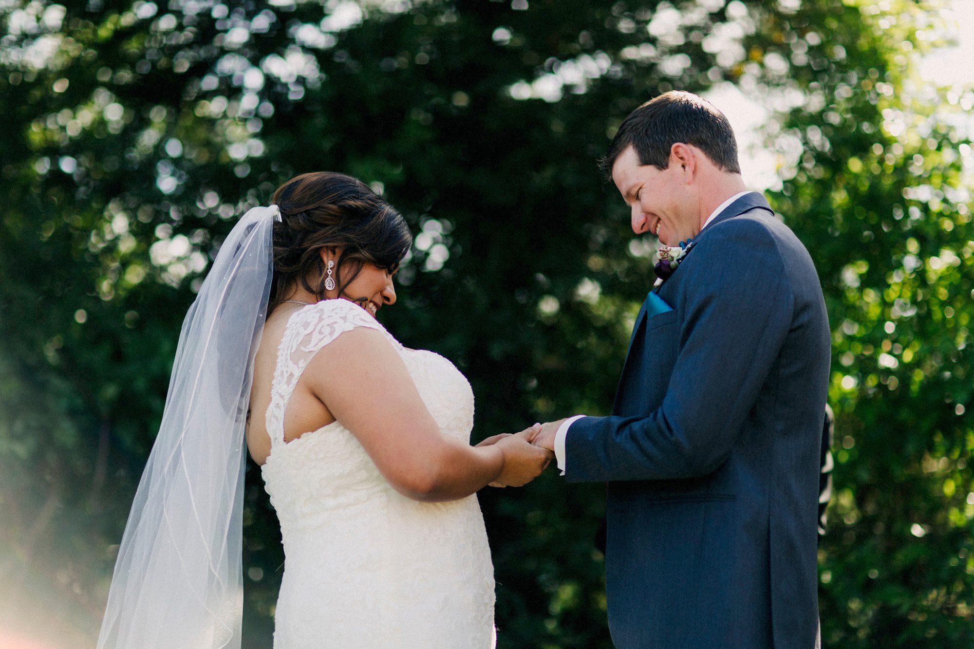 bride and groom ceremony at the grace marlin estate and gardens wedding by san luis obispo wedding photographer sarah kathleen